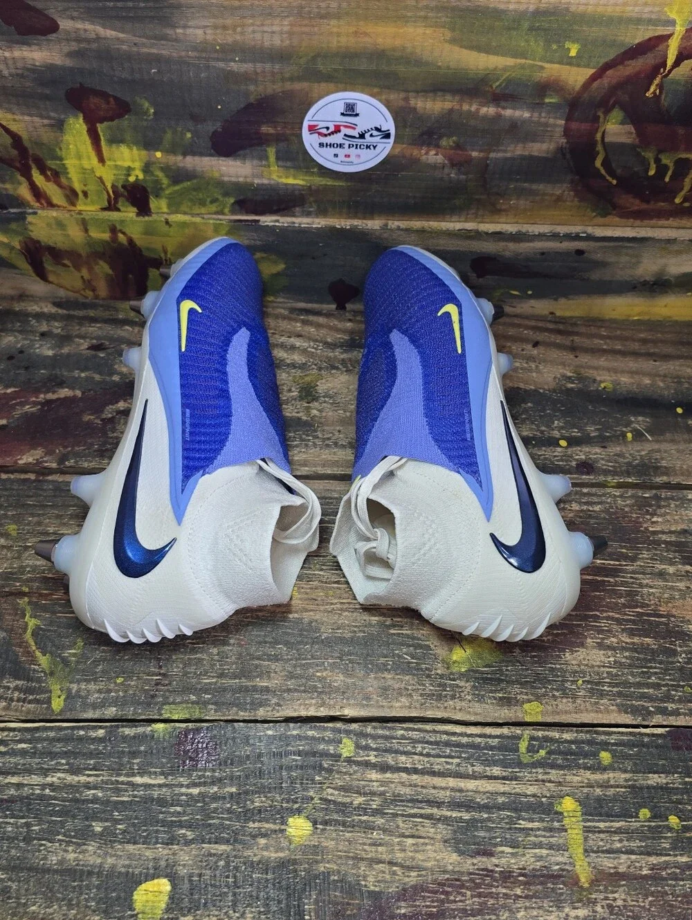 Nike Air Phantom 6 High Elite SG Soccer Cleats Men Size 6 / Women 7.5 IH1198-400